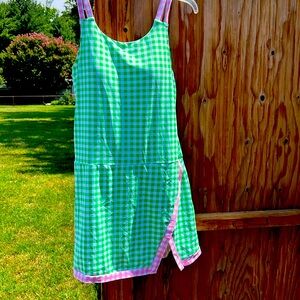 NWT Draper James ❤️ by Lands End Check check print Swimsuit size 10